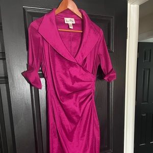 Gorgeous pink Joseph Ribkoff cocktail dress.